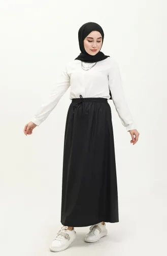 Jupe Taille élastique 202299AETK-01 Noir 10202299AETK-01