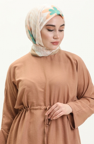 Cotton Tunik Pantolon Takim 6006-04 Hardal