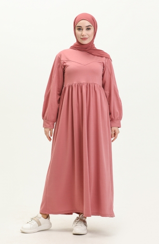 Dusty Rose İslamitische Jurk 3045-01