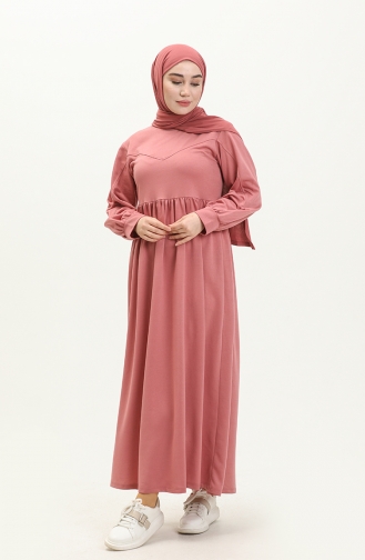 Shirred Sports Dress 3045-01 Dusty Rose 3045-01