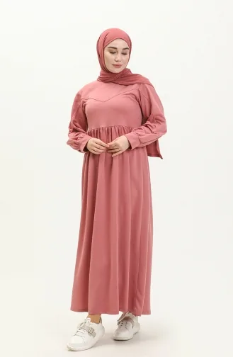 Gerafftes Sportkleid 3045-01 Rose 3045-01