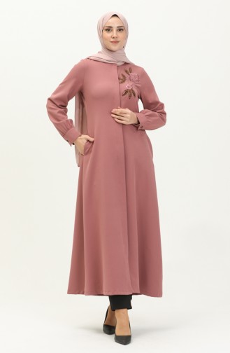 Dusty Rose Abaya 13525