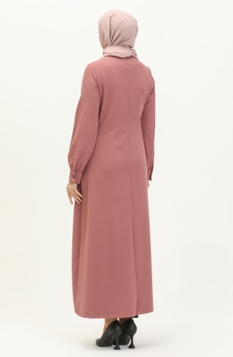 Beige-Rose Abayas 13525