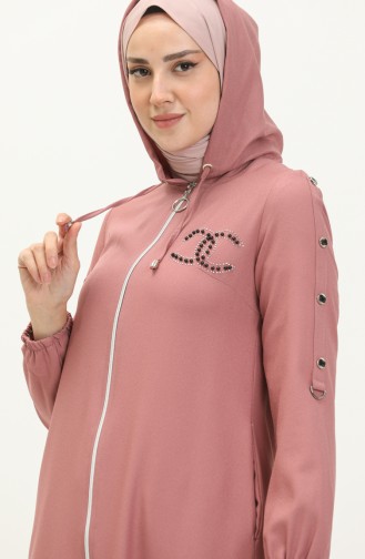 Beige-Rose Abayas 13687