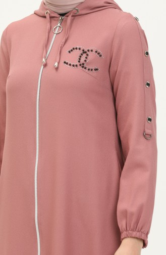 Beige-Rose Abayas 13687