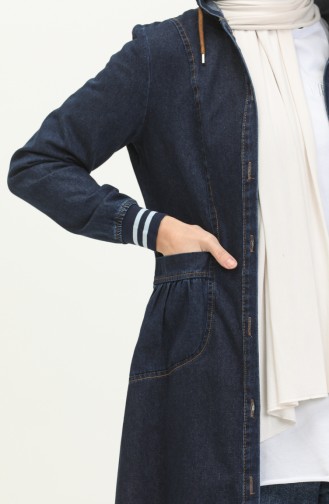 Dark Blue Jeans Cape 14030