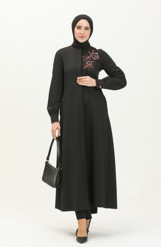 Black Abaya 13528