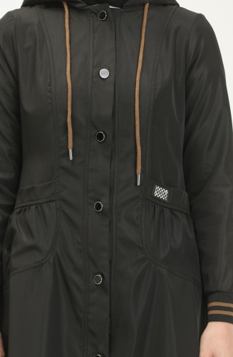 Black Trench Coats Models 13734