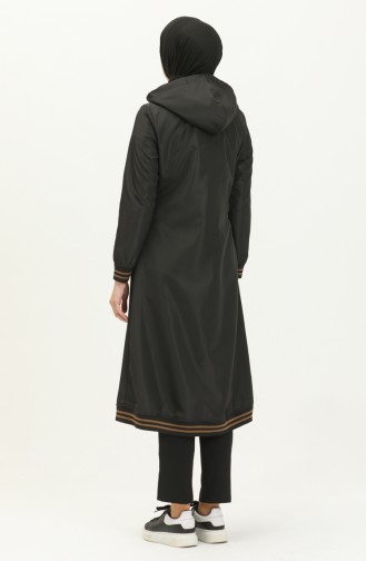 Black Trench Coats Models 13734