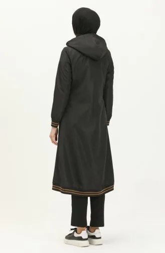 Black Trench Coats Models 13734