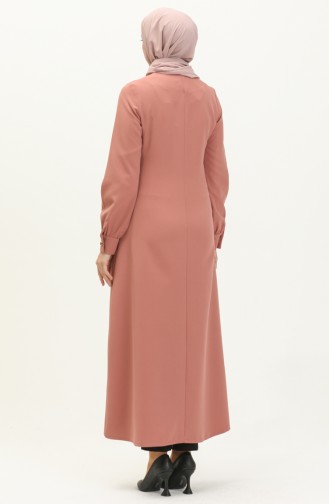 Salmon Abaya 13530