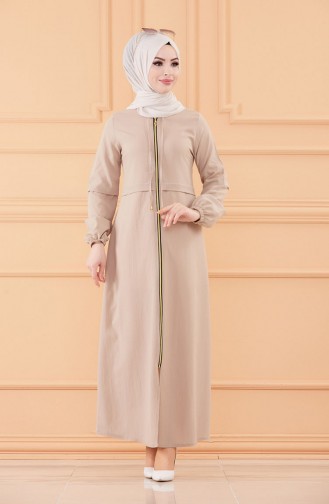 Abaya Zippée 3659-03 Pierre 3659-03