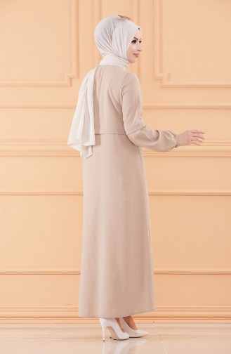 Abaya Zippée 3659-03 Pierre 3659-03