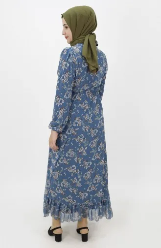 Robe Hijab Indigo 1907-04