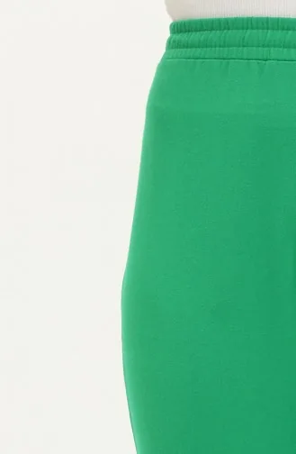 Elastic Waist Flared Pants 202296PNT-03 Green 10202296PNT-03