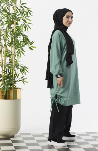 Ensemble Pantalon Tunique 3705-02 Vert menthe 3705-02