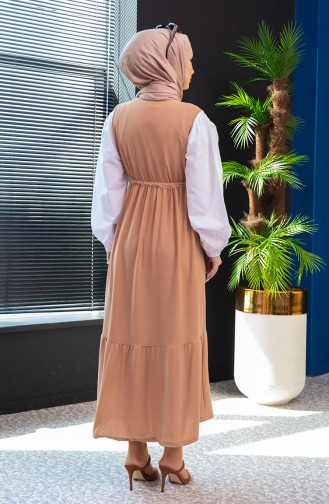 بدلة ثنائية فستان بدون أكمام قميص 3966-04 فيزون 3966-04