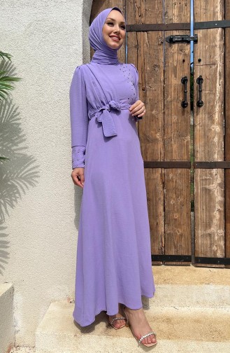 Lilac İslamitische Jurk 10310-03