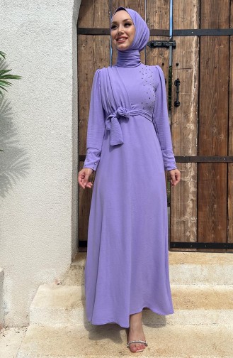 Lilac İslamitische Jurk 10310-03