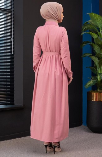 Besticktes Kleid  3531-03 Pink 3531-03