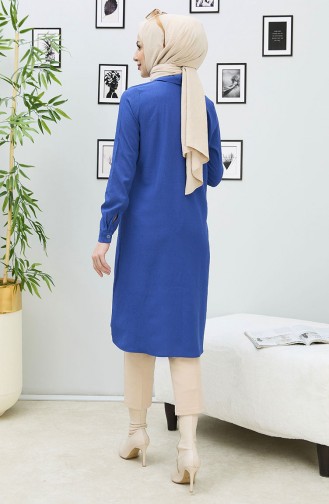 Pocket Detailed Tunic 3984-03 Indigo 3984-03