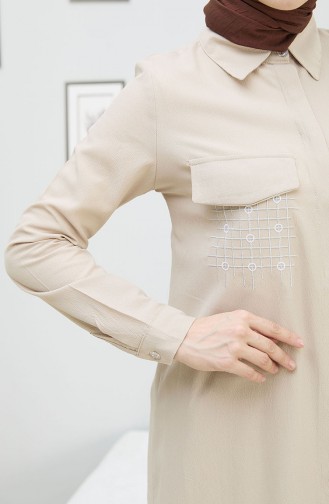 Pocket Detailed Tunic 3984-08 Stone 3984-08