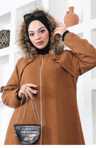 Bolero-Look Stempelmantel Tan 0047MP.TAB
