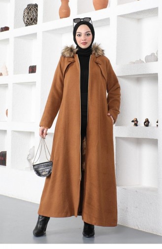 Bolero-Look Stempelmantel Tan 0047MP.TAB