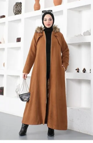 Boléro Look Stamp Coat Tan 0047MP.TAB