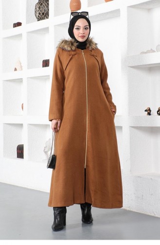 Bolero-Look Stempelmantel Tan 0047MP.TAB