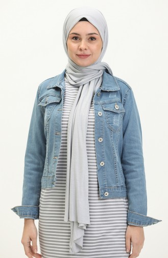 Jeansblau Jacke 13373