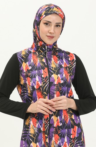 Maillot de Bain Hijab Pourpre 13993