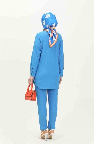 Ensemble Tunique Pantalon 2752-02 Bleu 2752-02