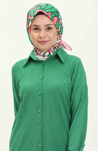 Geknöpfte Tunika-Hose Zweier-Set 2752-04 Grün 2752-04