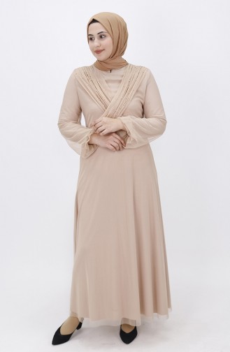 Stein Hijab-Abendkleider 2354-01