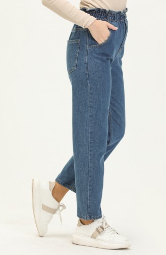 Pantalon Bleu Foncé 13165