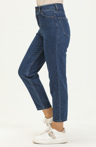 Pantalon Bleu Foncé 13809