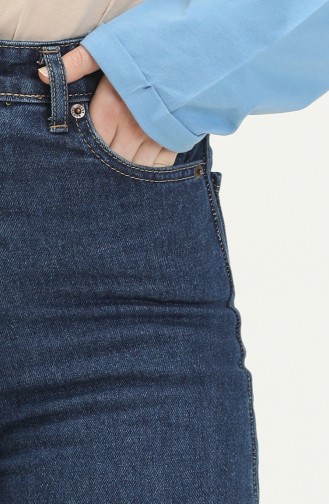 Pantalon Bleu Foncé 13809