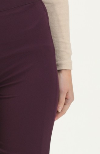 Kumaş Pantolon Mor 10630