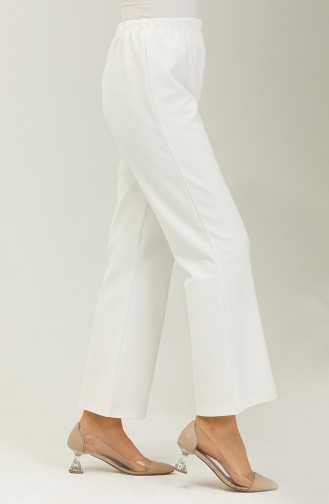 Flared Pants 3029-01 white 3029-01
