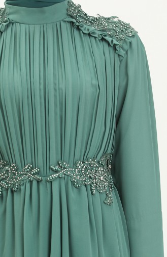 Abendkleid mit Stickereidetails 52807-01 Mintgrün 52807-01