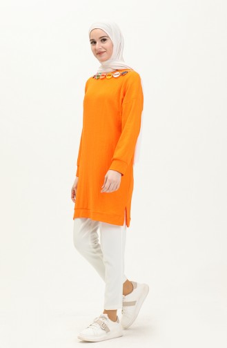 Necklace Tunic 2804-04 Orange 2804-04