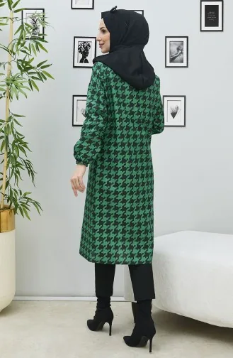 Houndstooth Pattern Cape 11026-01 Green 11026-01