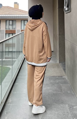 Tunika-Hose mit Reißverschluss Zweier-Set 11029-03 Nerz 11029-03