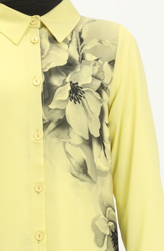 Digital Printed Tunic 0044-05 Yellow 0044-05