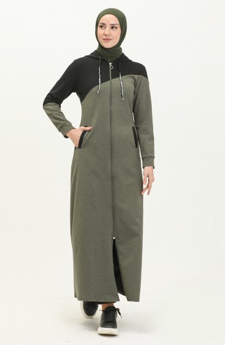 Khaki Abaya 1005MG.HAK