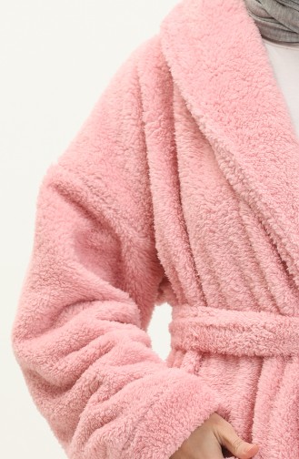 Oyya Welsoft Kışlık Uzun Sabahlık 238484-01 Pudra