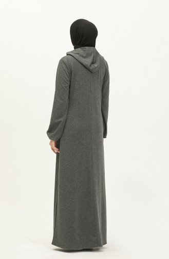 Anthracite Hijab Dress 0005-01