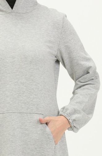 Gray İslamitische Jurk 0005-02