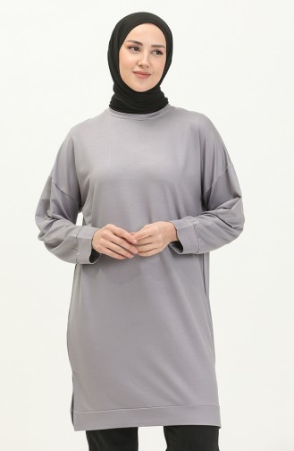 Zwei-Garn-Sport-Tunika 2547A-04 Grau 2547A-04